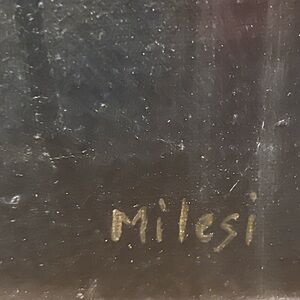 Milesi vintage oil painting